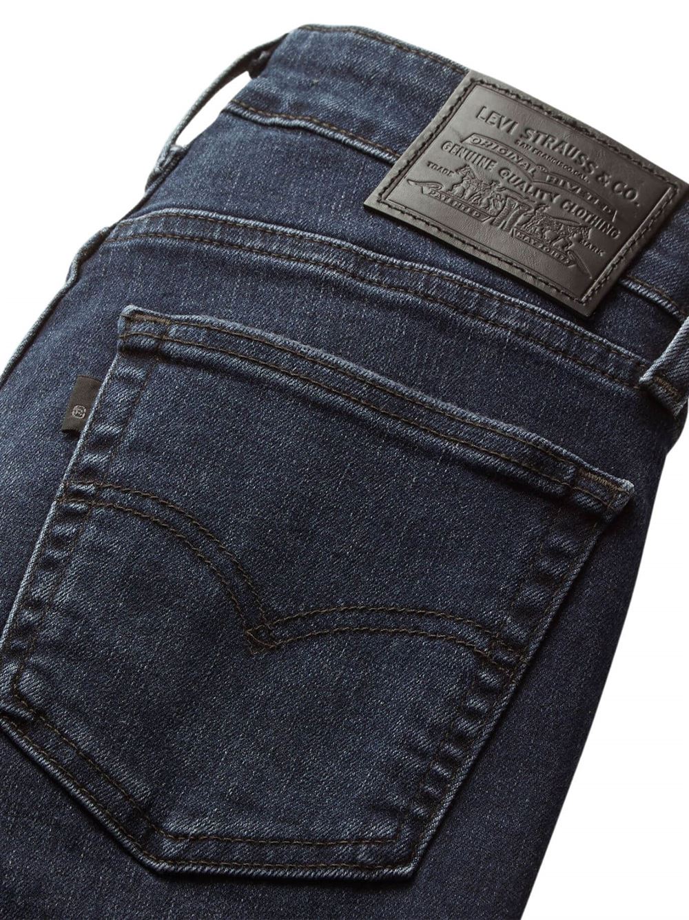 Levi's 725™ High Rise Bootcut Jeans Blue Stuck in the Sand Detail