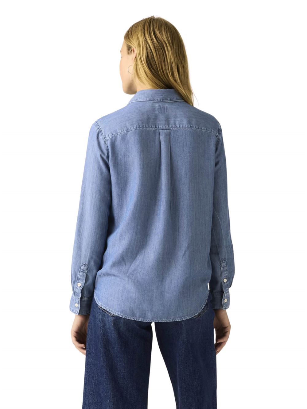 Levi's Camicia Elaine Utility Lightweight Blu Chill Girl Retro