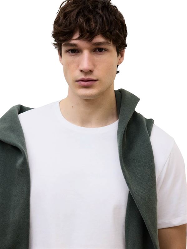 Ecoalf T-shirt Flam Bianco Dettaglio