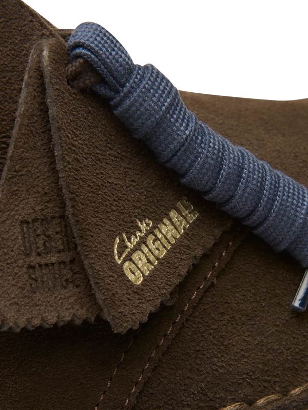 Clarks Men's Desert Boot Shoes Brown Detail