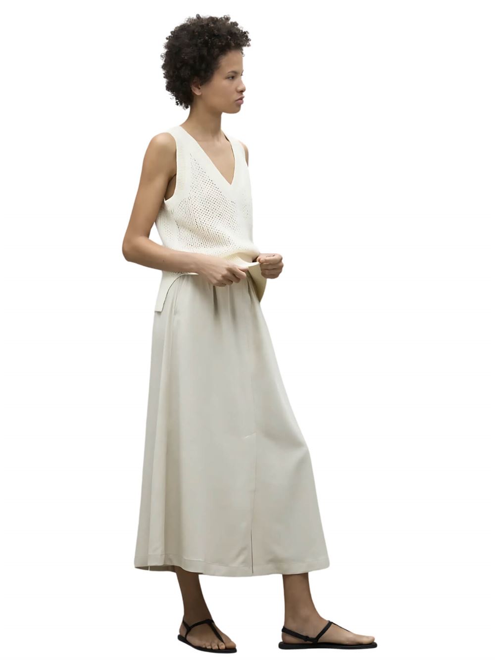 Ecoalf Colda Knit Ecru Frontal