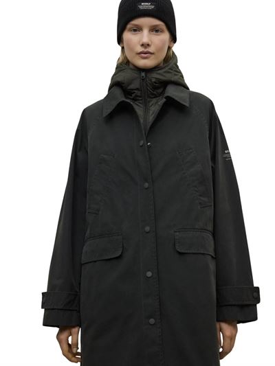 Ecoalf Giacca Hyden Scarabeo Scuro Frontale