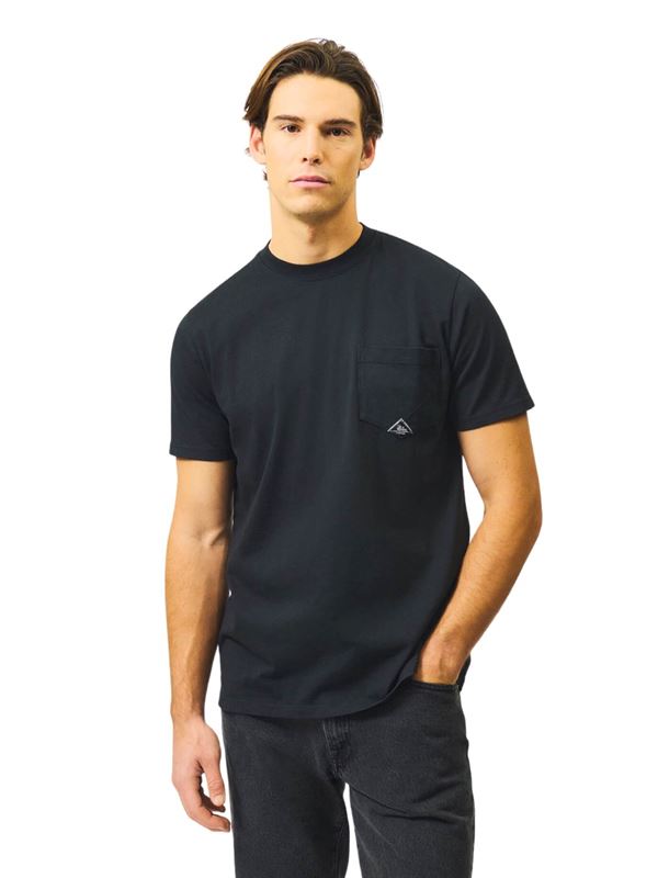 Roy Roger's Pocket Jersey T-shirt Black Front