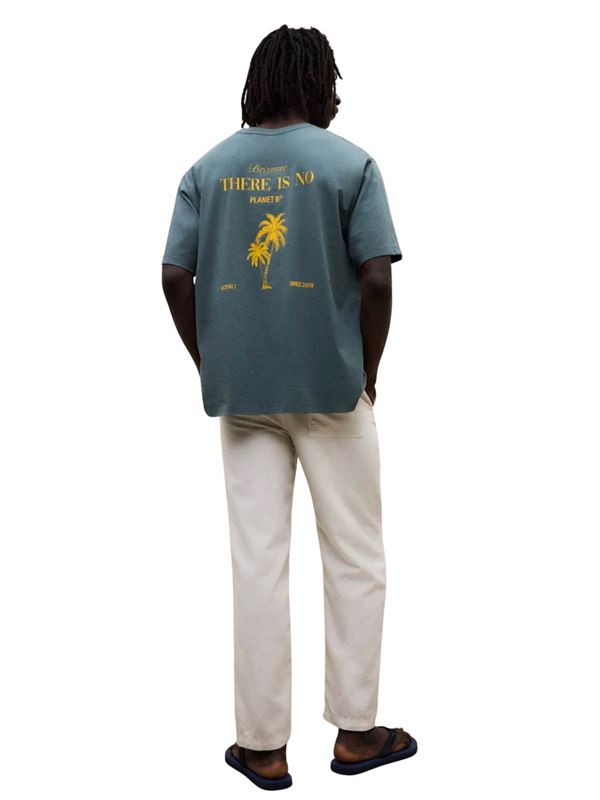 Ecoalf T-shirt Mund Verde Ombra Retro