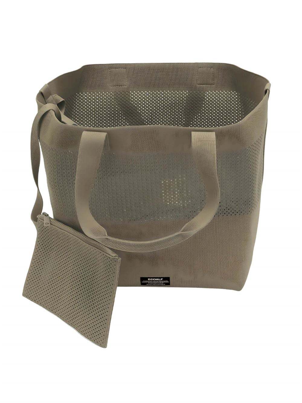 Ecoalf Tika Shopper Bag Brown Open Removable Pocket