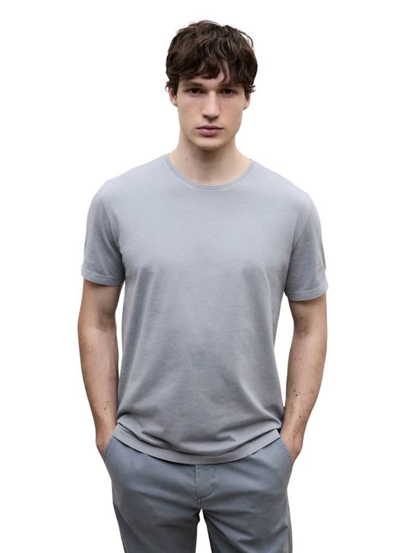 Ecoalf T-shirt Vent Grigio Frontale