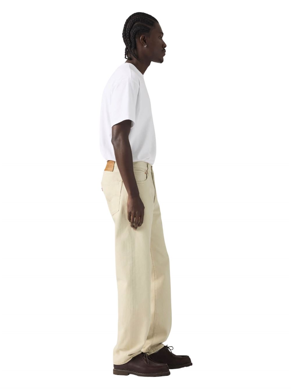 Levi’s Jeans 555™ Relaxed Straight Bianco Dreamy Stones Lato
