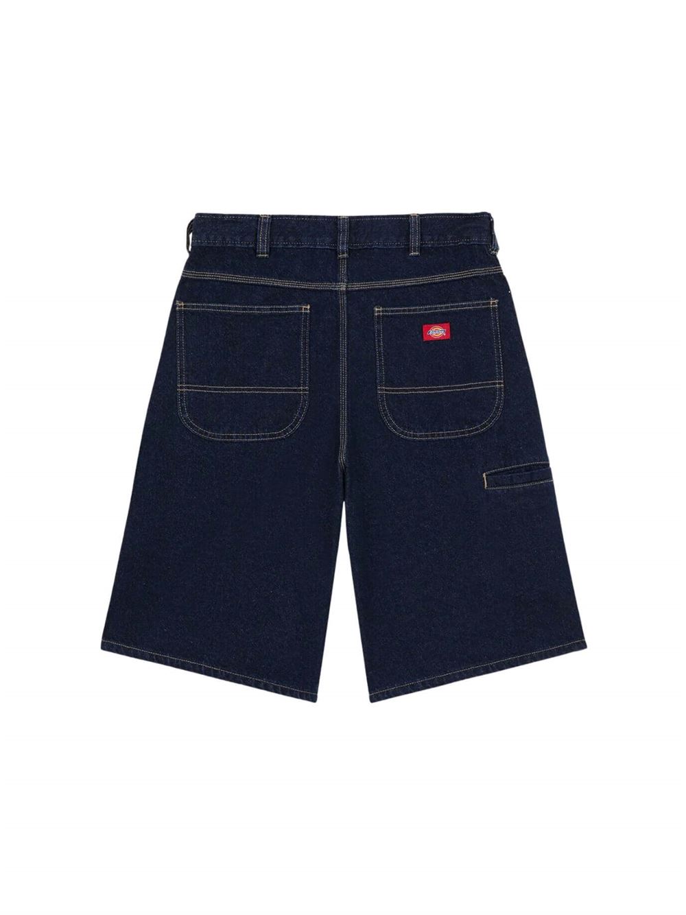 Dickies Shorts 958 13-Inch Loose Blu Denim Lavato Dettaglio Retro