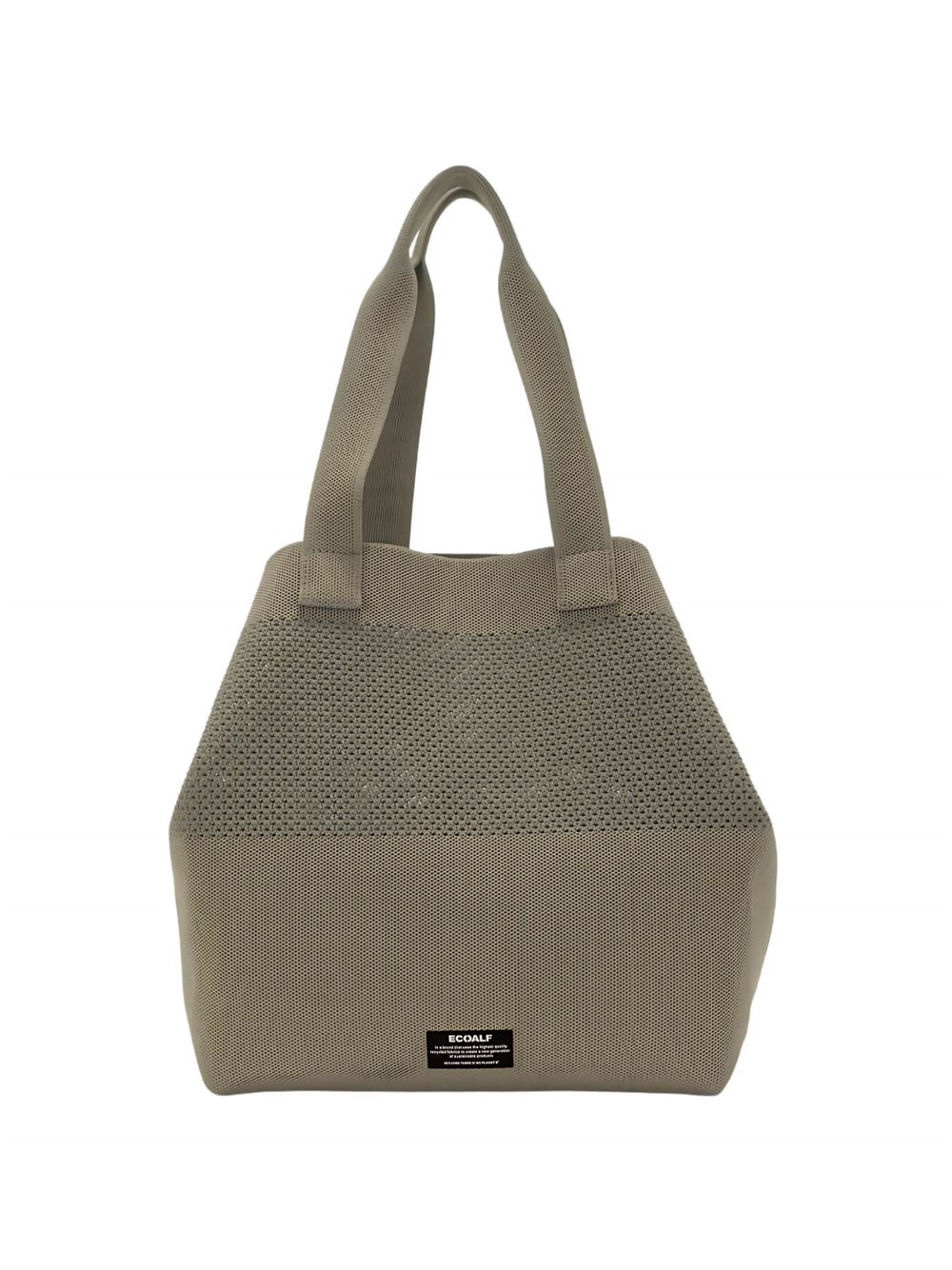 Ecoalf Tika Shopper Bag Brown Front Closed