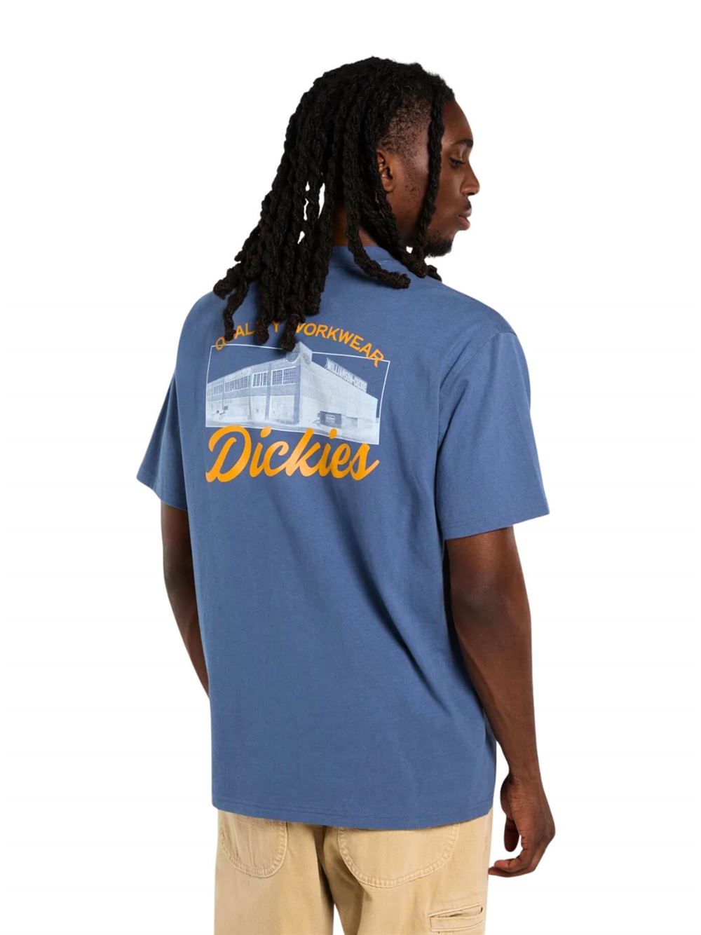 Dickies T-shirt Wellsville Blu Retro