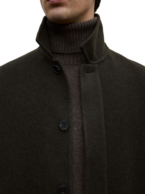 Ecoalf Cappotto Cronos Verde Dettaglio