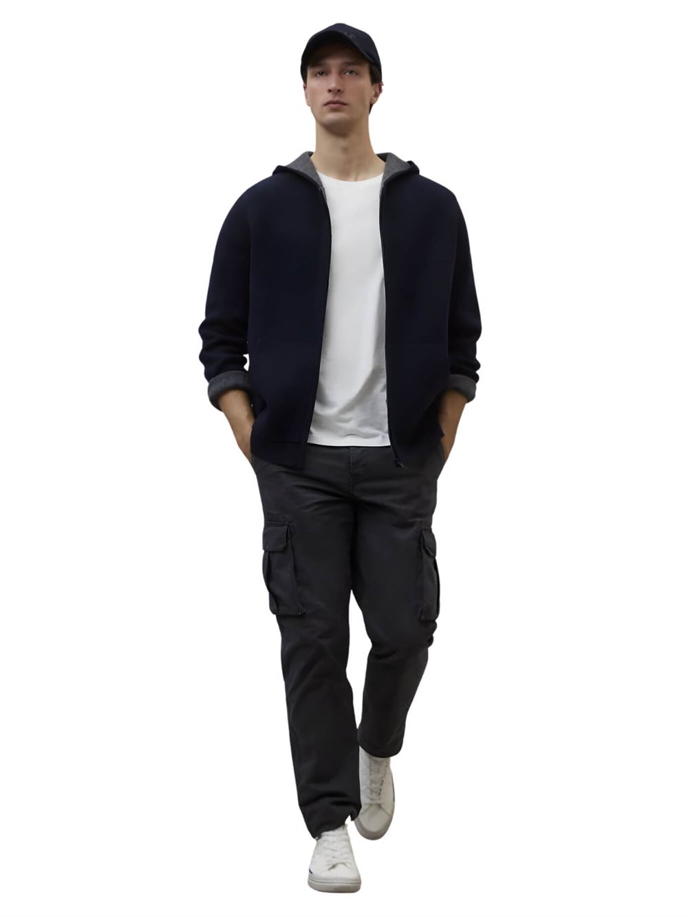 Ecoalf Otu Knit Deep Navy Frontal