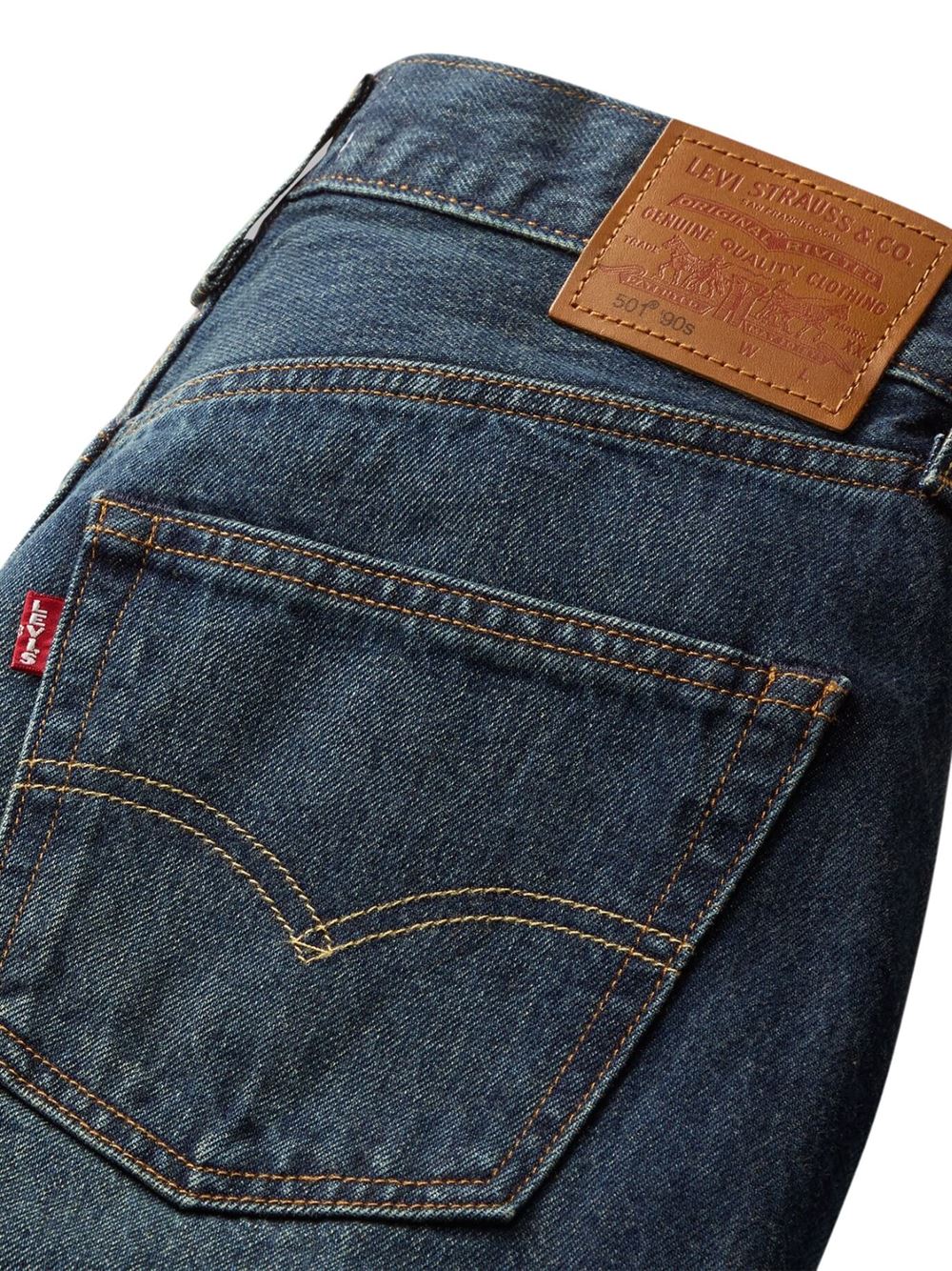 Levi's 501® Jeans 90s Blue Educate in Arts Selvedge Detail