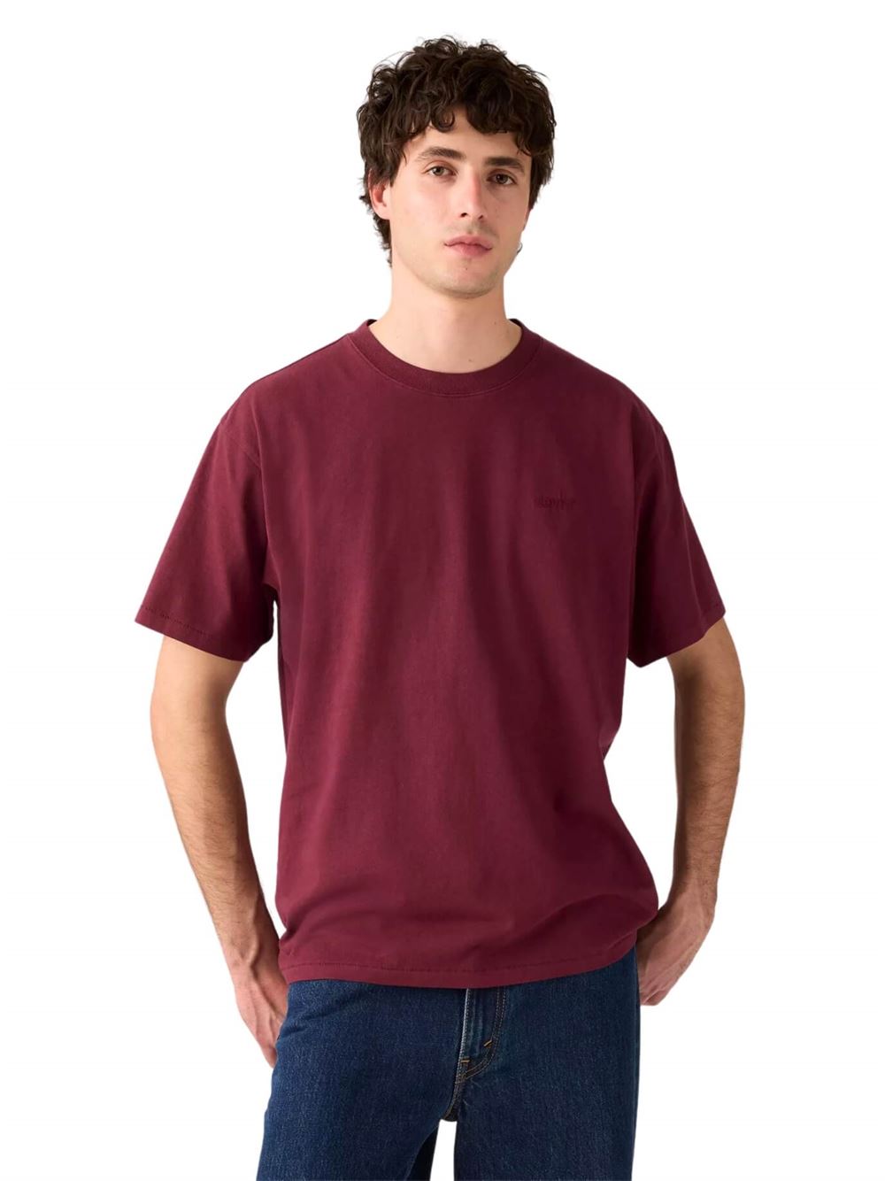 Levi's T-shirt Red Tab Vintage Tawny Port Frontale