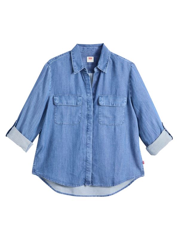 Levi's Camicia Elaine Utility Lightweight Blu Chill Girl