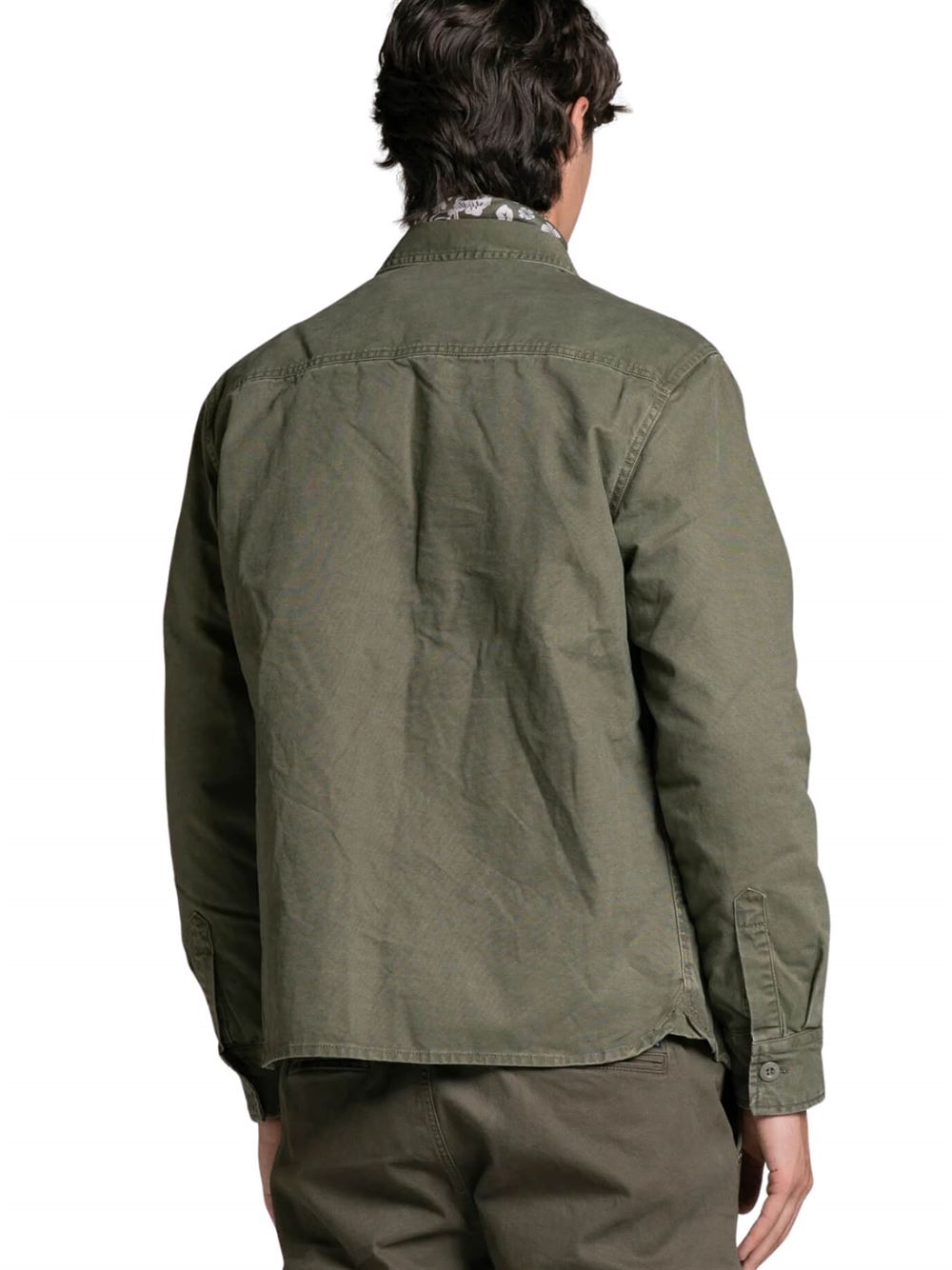Impure Derek Overshirt Military Green Back