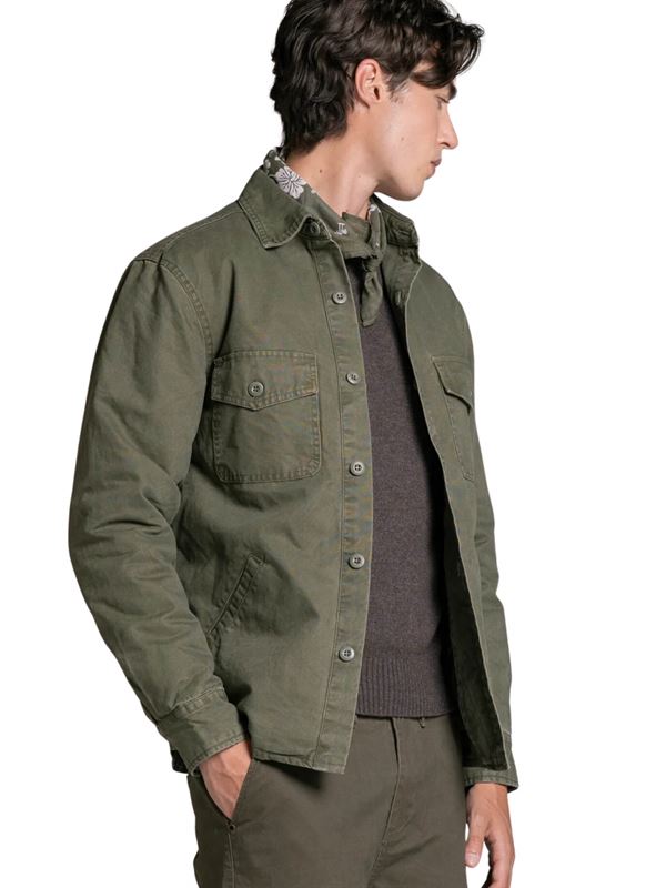 Impure Derek Overshirt Military Green Side