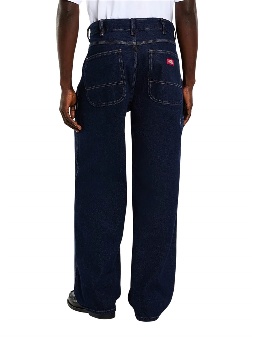 Dickies Jeans 958 Baggy Tapered Work Blu Lavato Retro