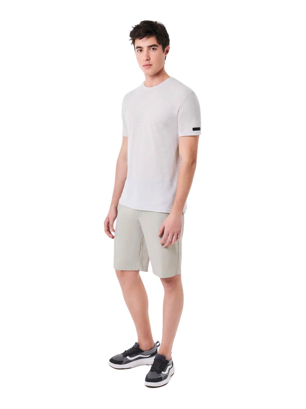 RRD T-shirt Crepe Shirty Grigio Chiaro Frontale Intera