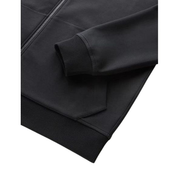 Woolrich Felpa Light Fleece Full Zip black M tasca