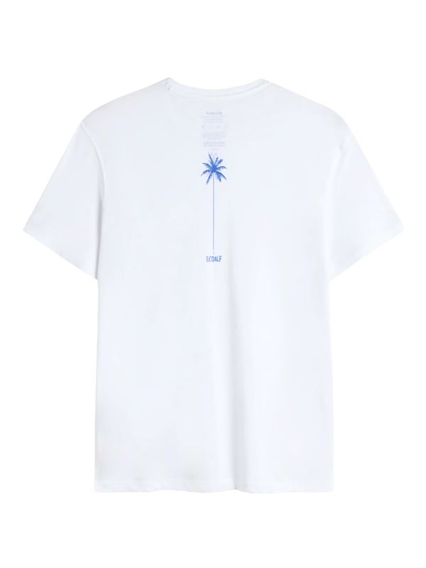 Ecoalf Limbe T-shirt White Back Detail