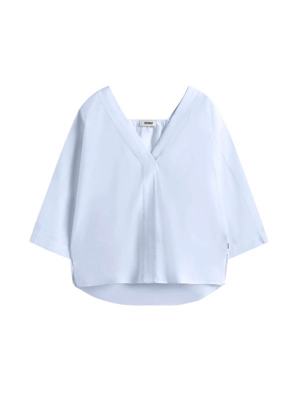 Ecoalf Camicia Pia Blu Cielo