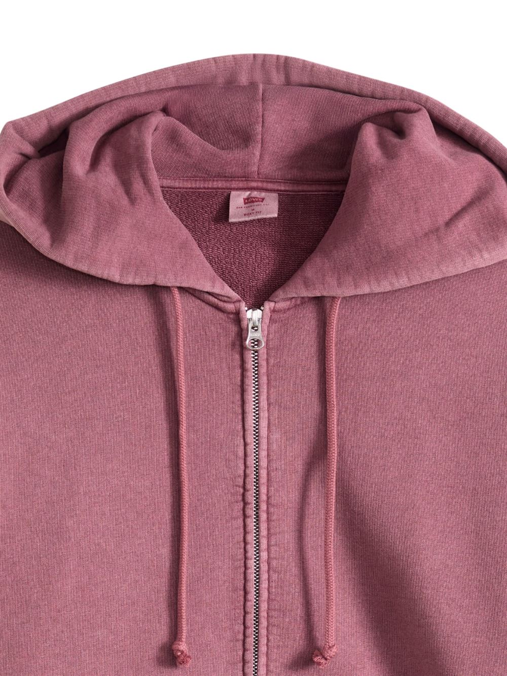 Levi's Felpa Hayes Boxy Full Zip Rosso Logo