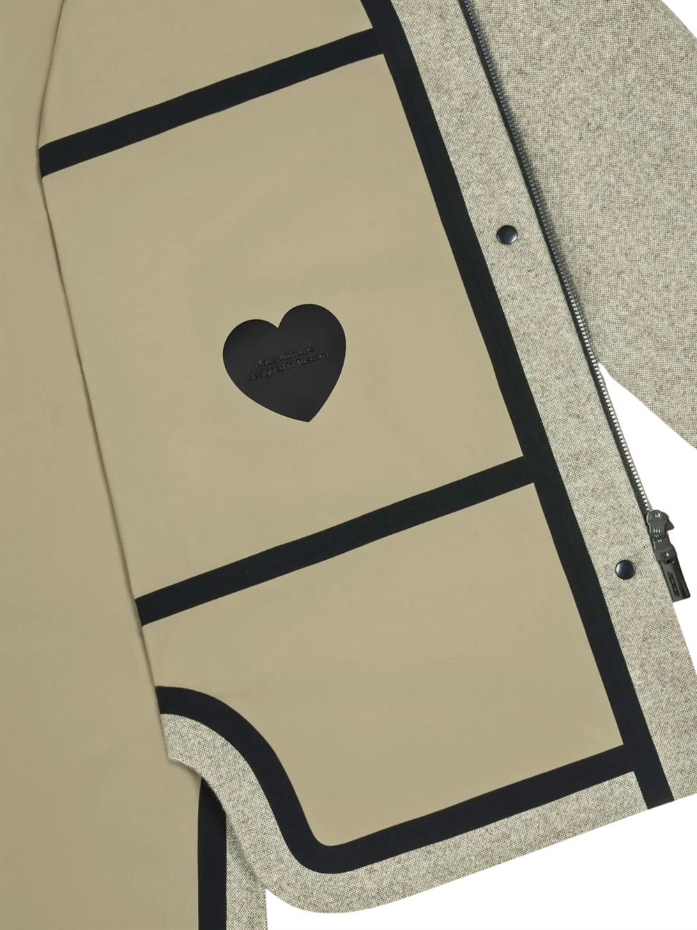 RRD Sesta Shell Parka Wom Jkt Taupe Detail