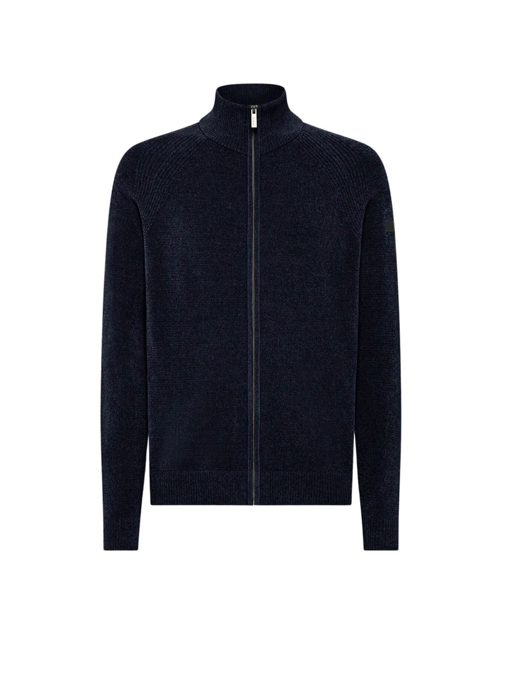RRD Velvet Full Zip Knit Blue Black