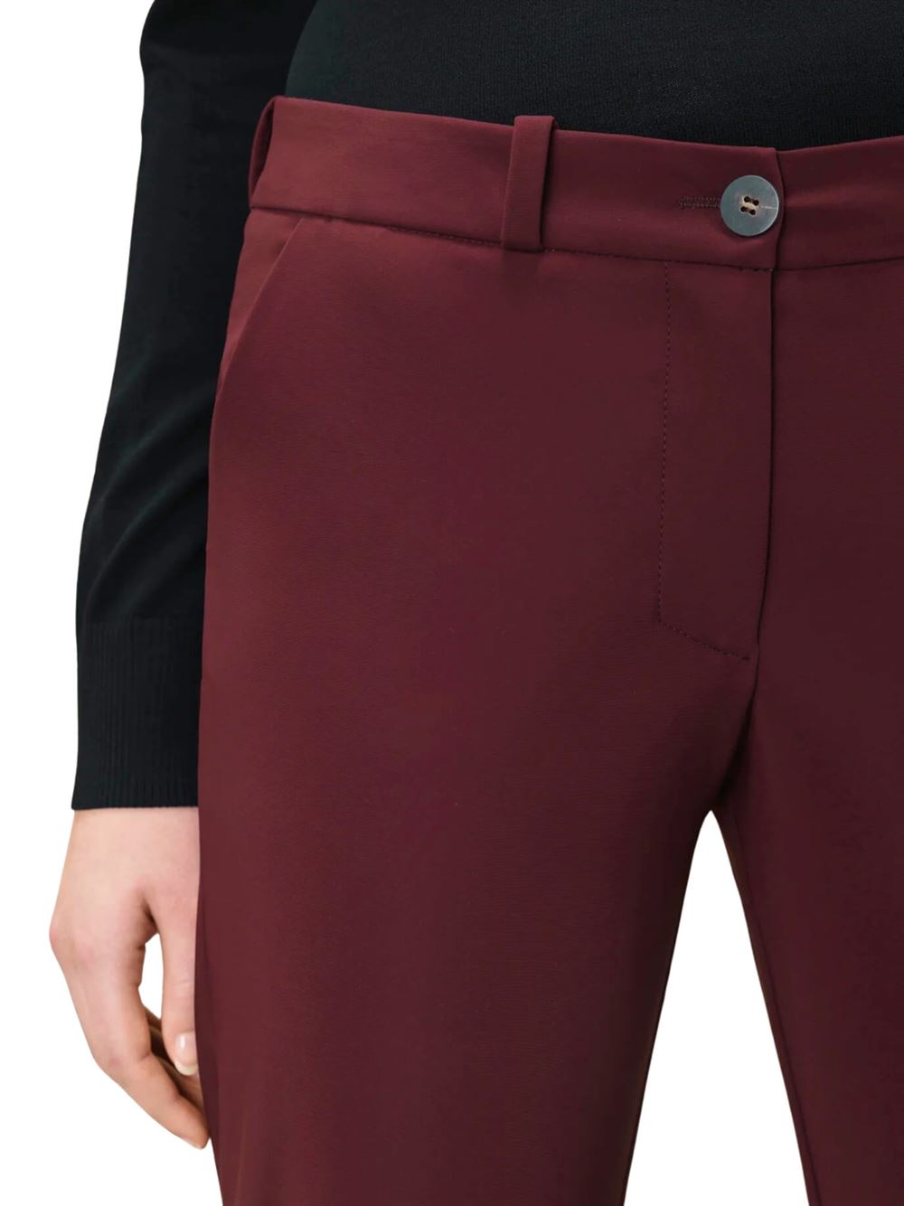RRD Winter Chino Wom Pant Bordeaux Detail