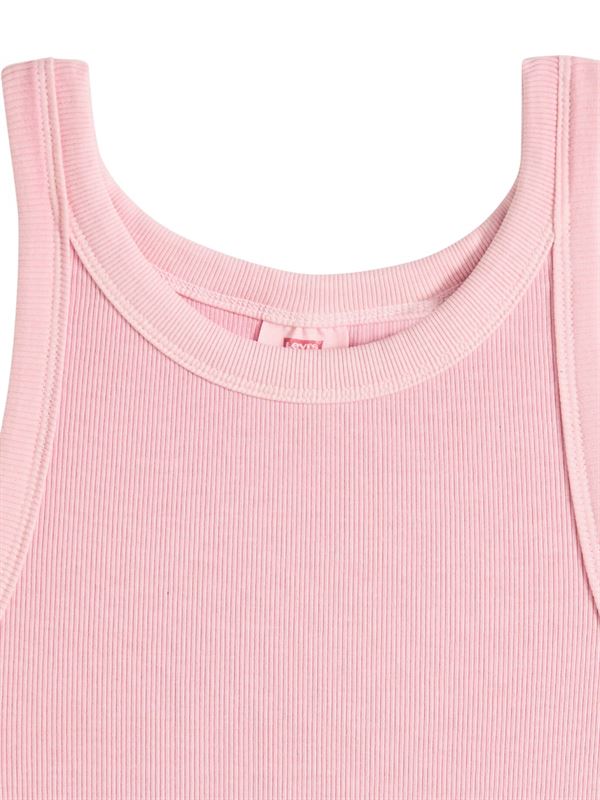 Levi's Canotta Essential Racer Tank Top Rosa Logo