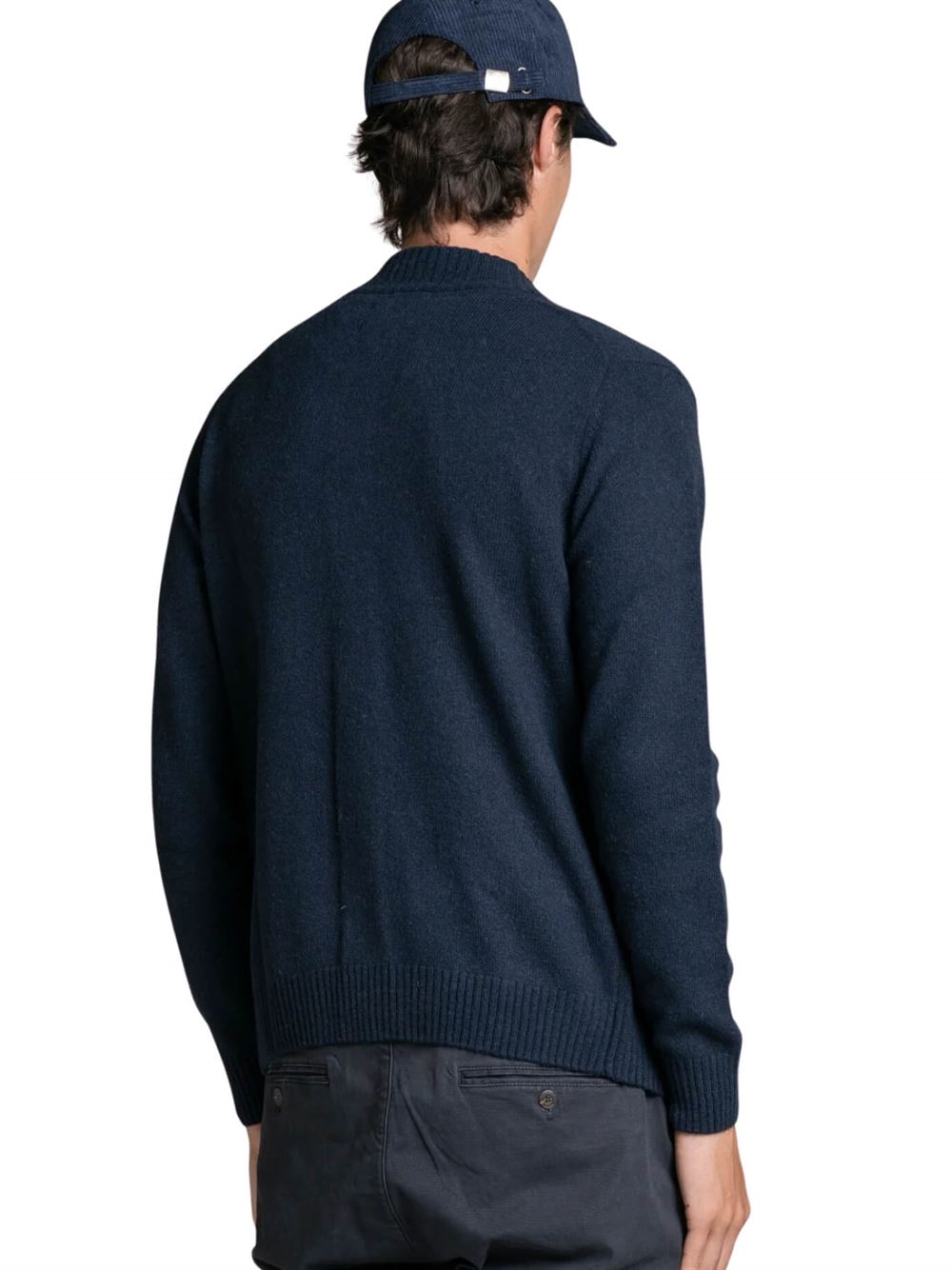 Impure Chase Cardigan Navy Back