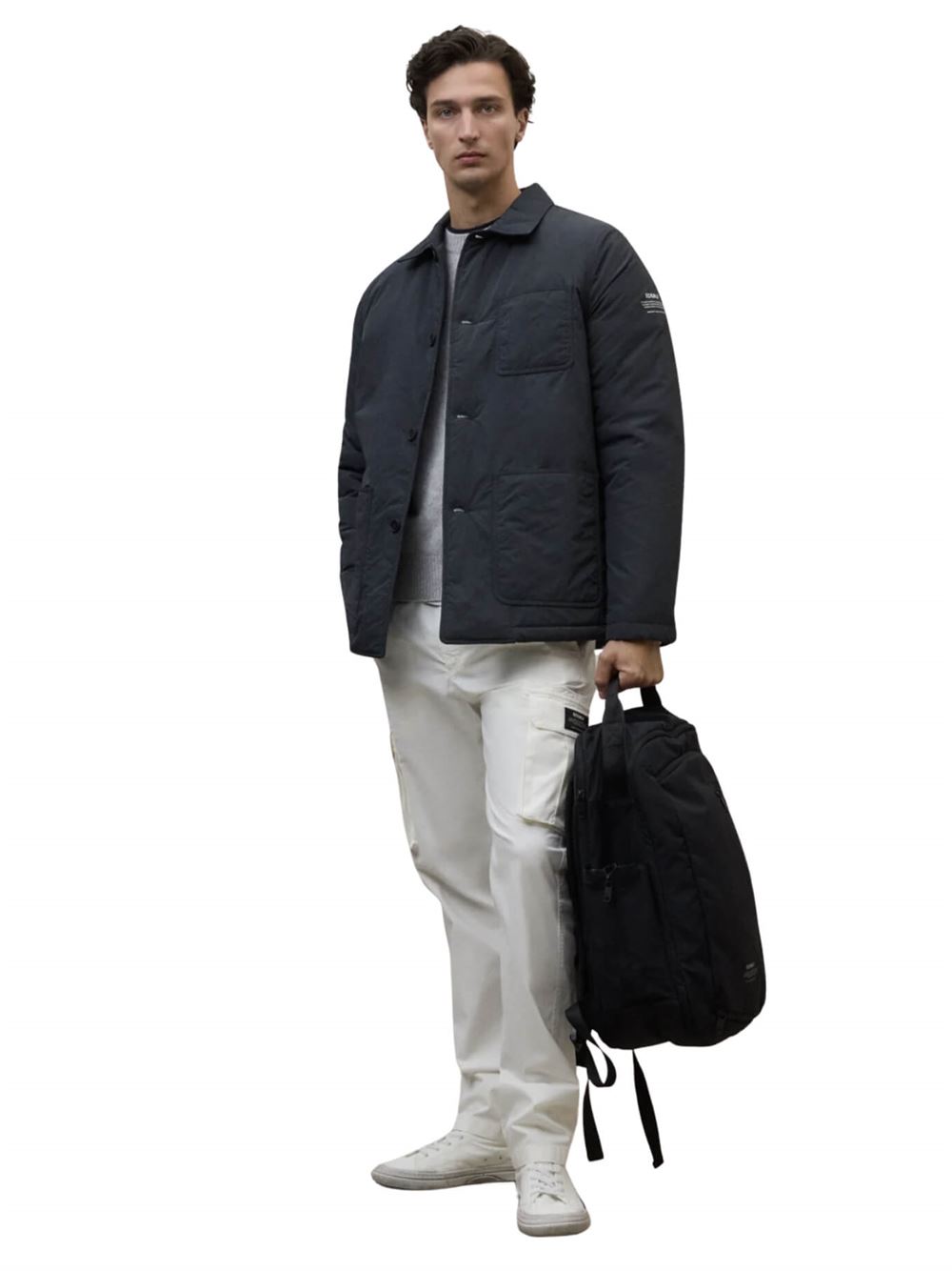 Ecoalf Oslo Backpack Black Frontal
