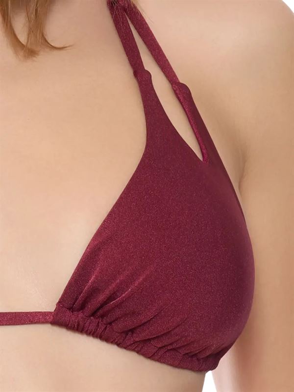Miss Bikini Costume Satinato Cut-Out SS25 Robo Dettaglio Top