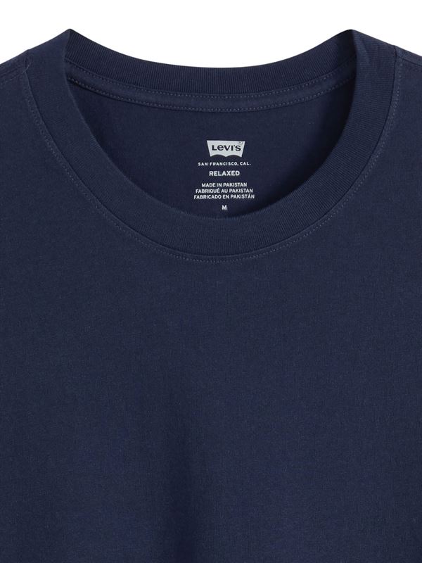 Levi's T-shirt Essential Blu Navy Logo
