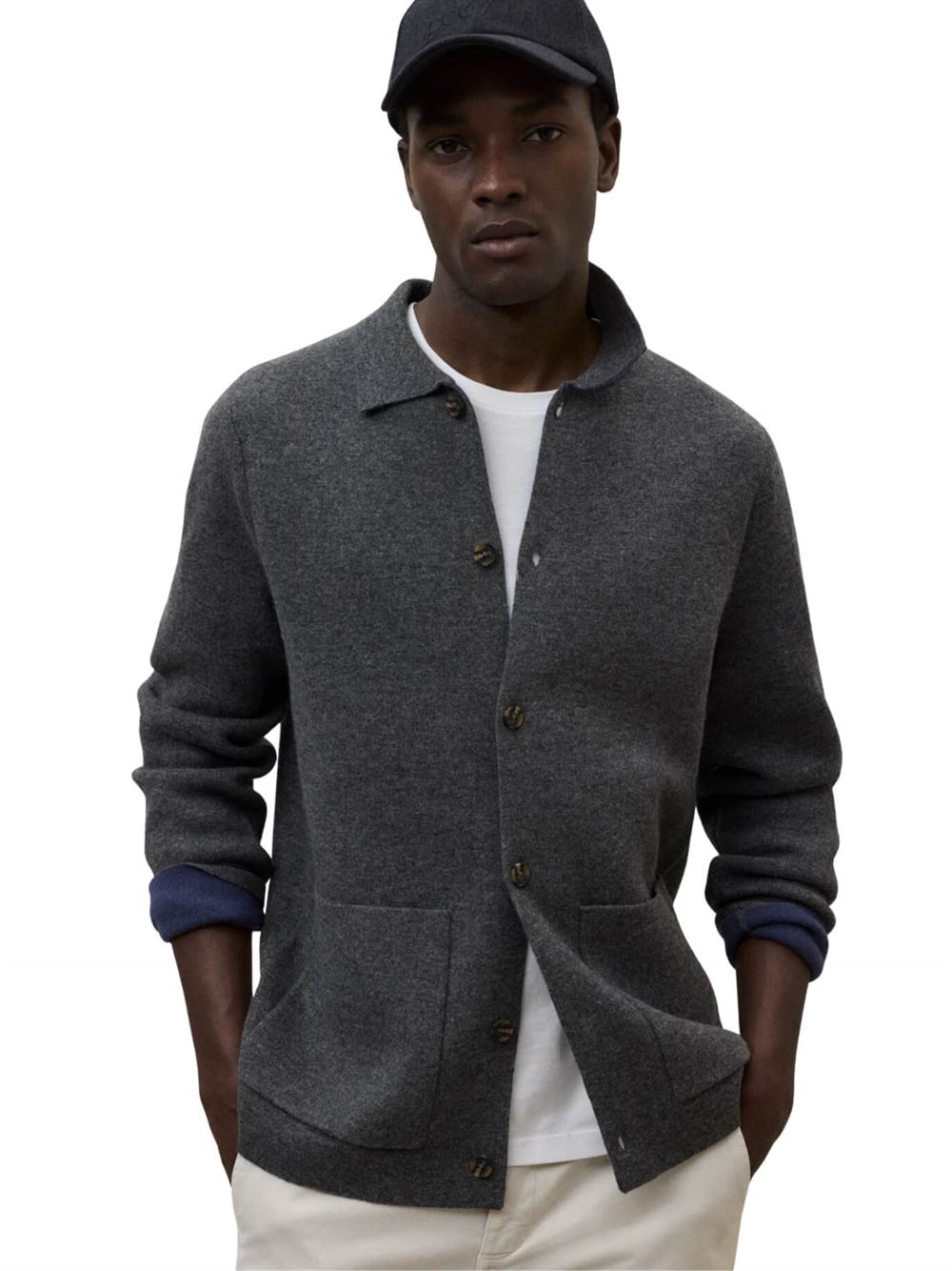 Ecoalf Moroto Knit Grey Melange Front
