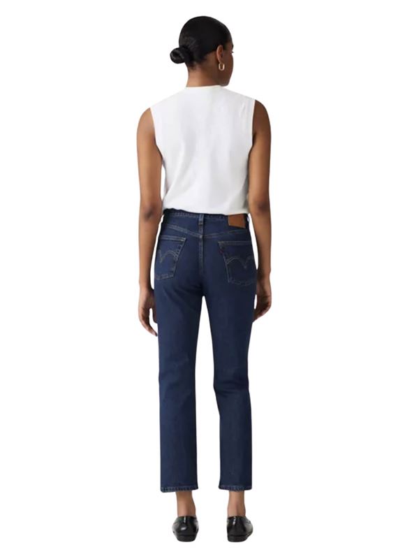 Levi's 501® Crop Jeans Salsa Stonewash Blue Back