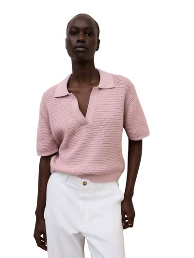 Ecoalf Maglia Anna Rosa Polvere Frontale
