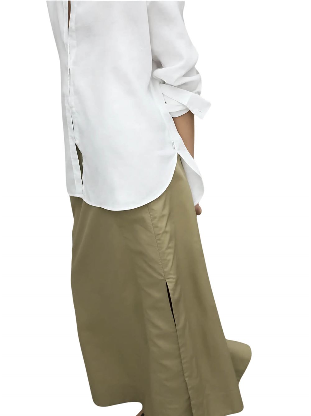 Ecoalf Daria Shirt White Detail