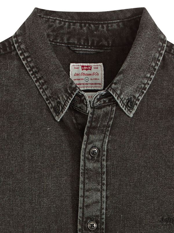 Levi's Camicia Authentic Button Down Nero Logo