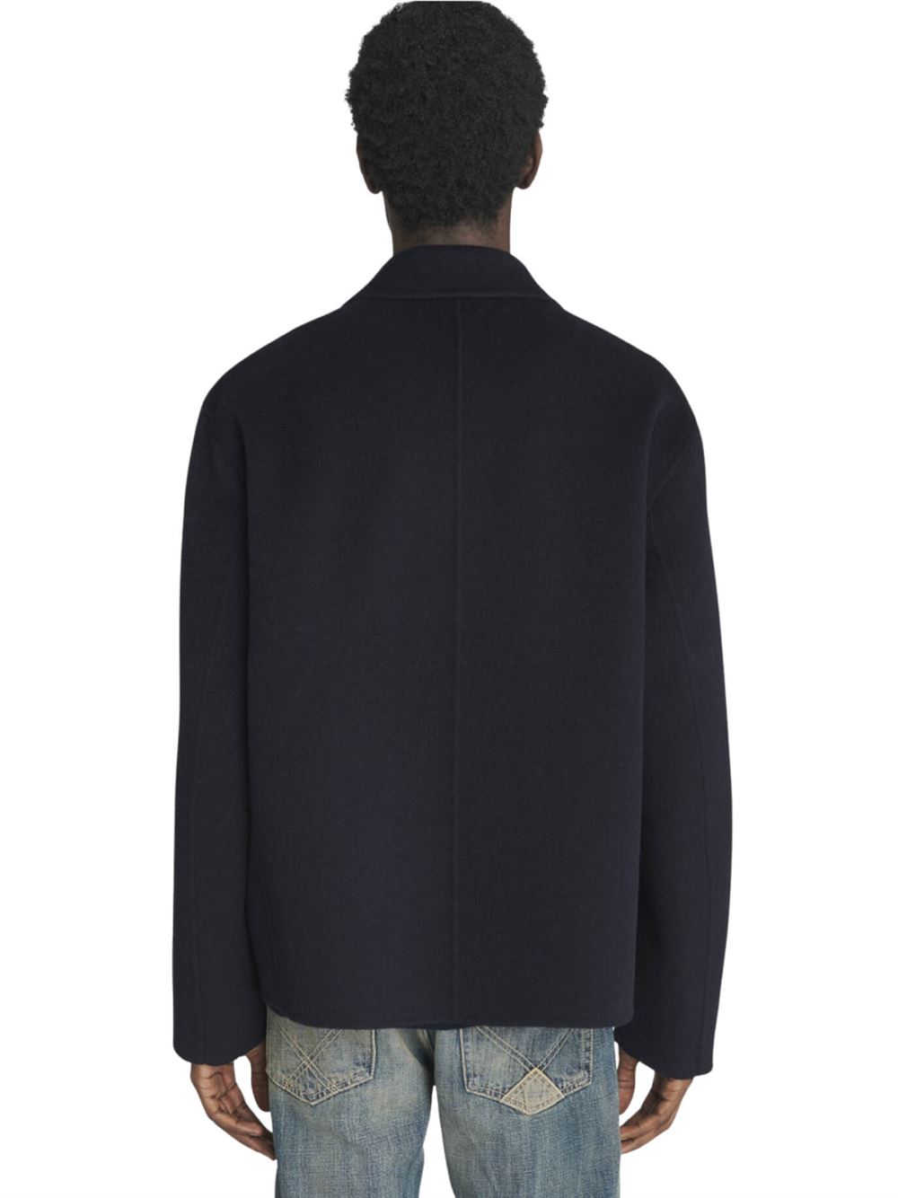 Roy Roger's Giacca Rubin Blu Navy Dettaglio Retro