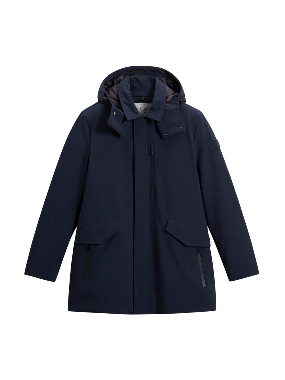 Woolrich Giubbino Barrow Mac Tech Soft Shell Coat Blu Melton