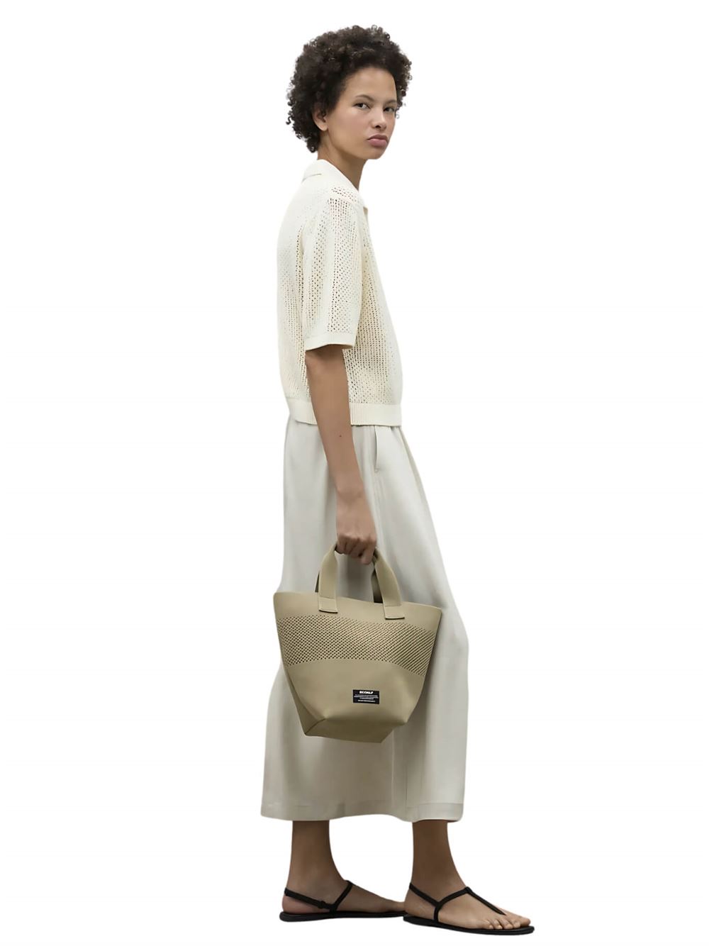 Ecoalf Argan Knit Ecru Ecru Side