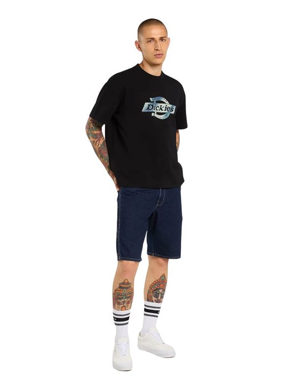 Dickies Shorts Carpenter 993 11-Inch in Denim Indigo Scuro Frontale Intera