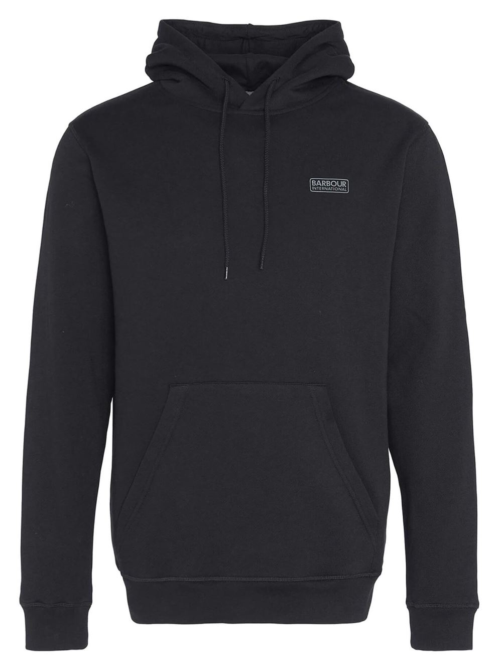 Barbour International Small Logo Hoodie Black