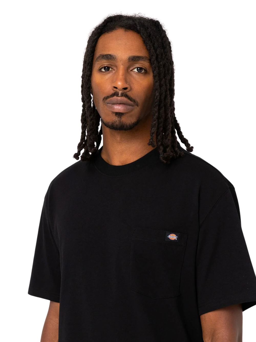 Dickies T-shirt Luray Pocket Tee Nero Dettaglio