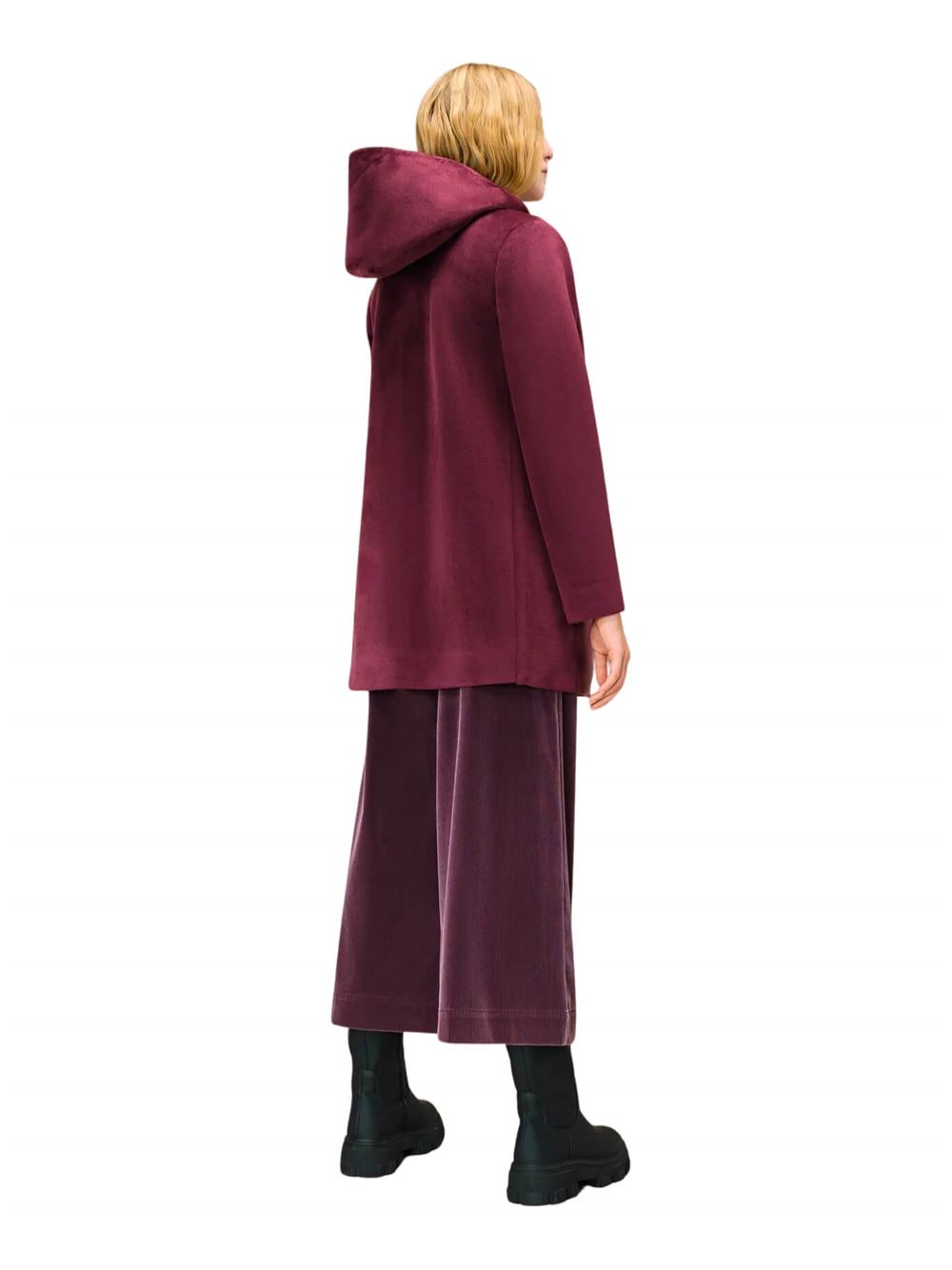 RRD Velvet Neo Parka Wom Jkt Bordeaux Back