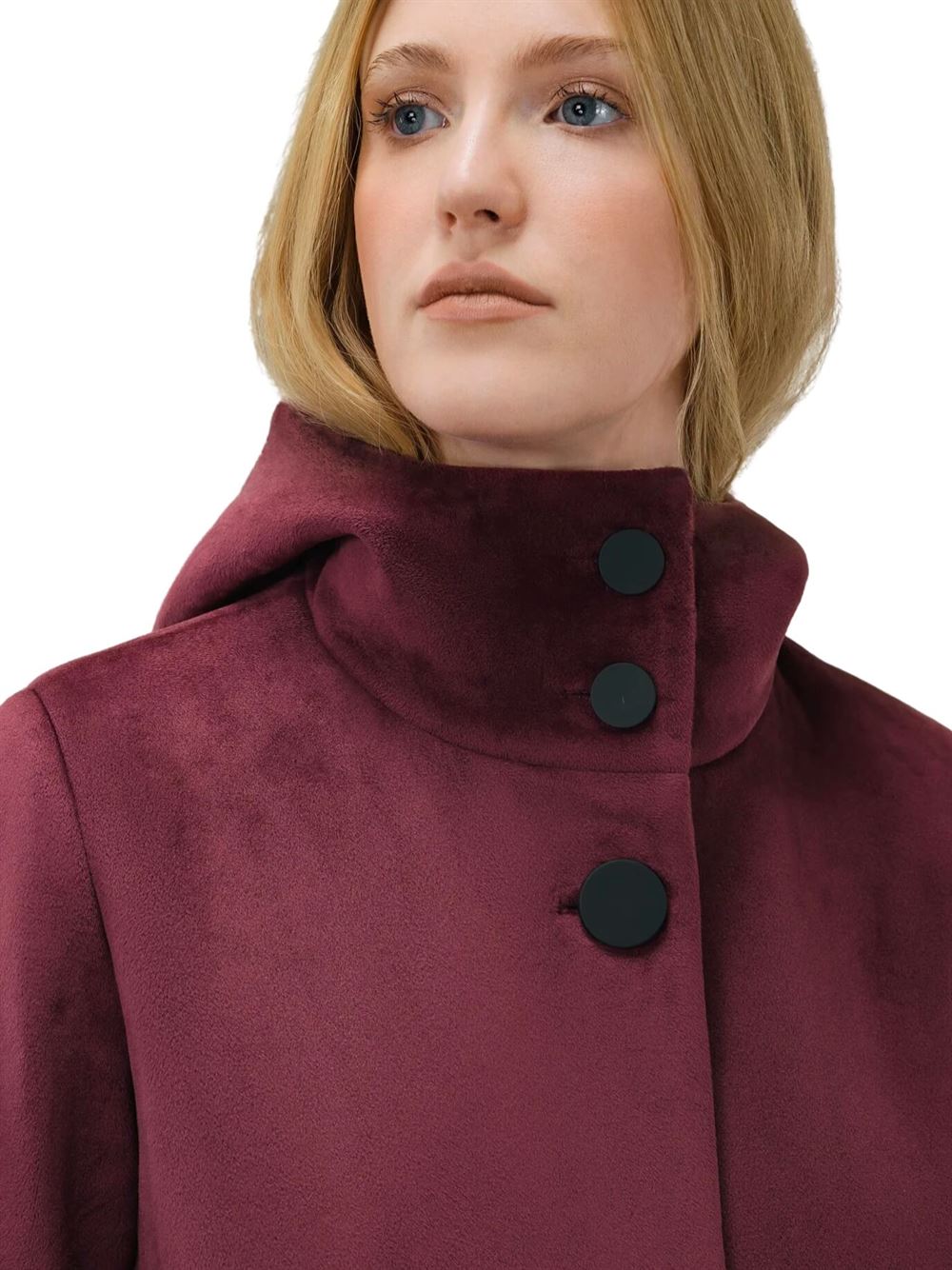 RRD Velvet Neo Parka Wom Jkt Bordeaux Detail