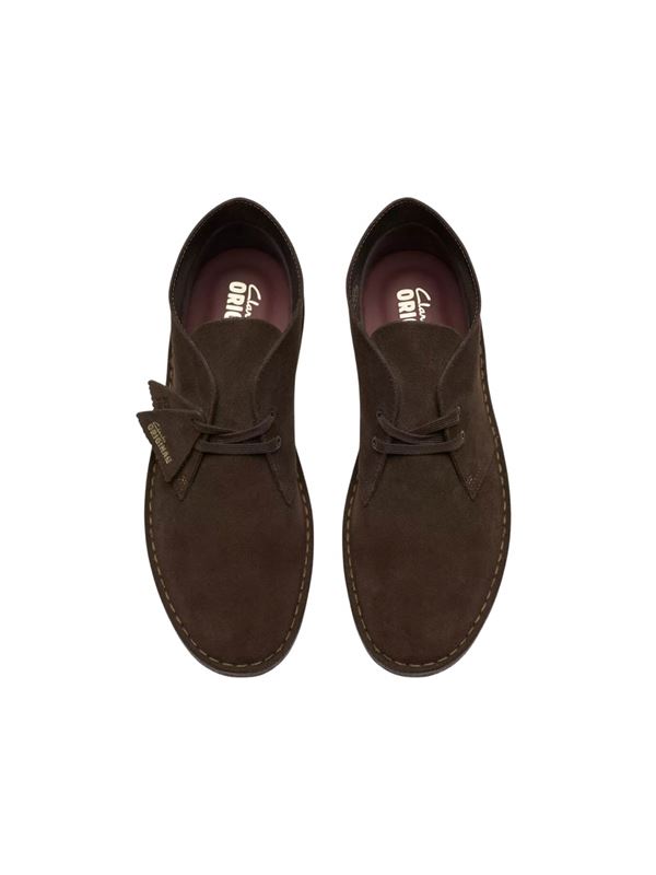 Clarks Men's Desert Boot Shoes Brown Top Side