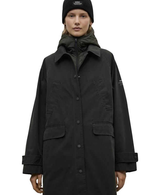 Ecoalf Giacca Hyden Scarabeo Scuro Frontale